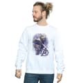 Miniatyrbilde 2 av 3: Marvel Mens Avengers Endgame Thanos Brushed Sweatshirt