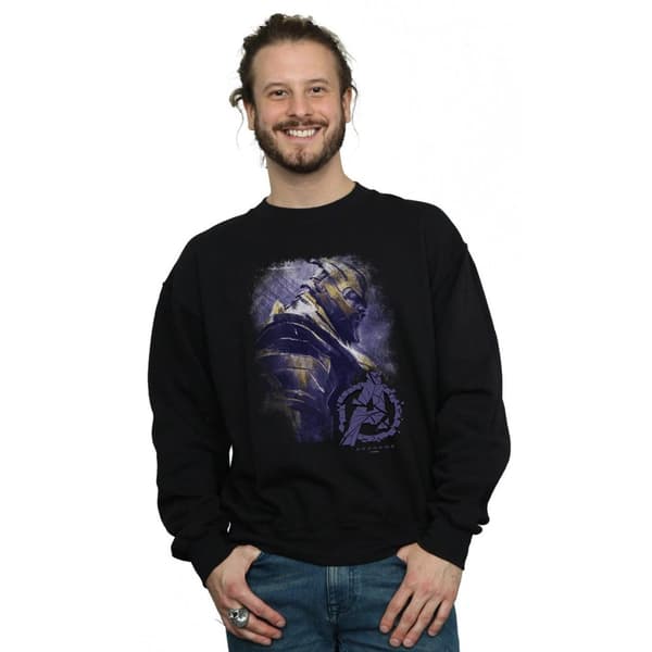 Marvel Mens Avengers Endgame Thanos Brushed Sweatshirt