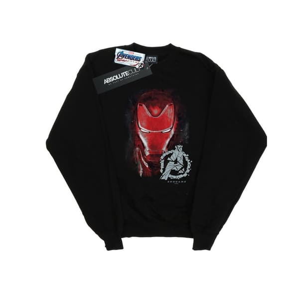 Marvel Dam/Tjej Avengers Endgame Iron Man Borstad Sweatshirt