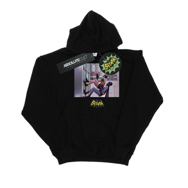 DC Comics Mens Batman TV Series Skyscraper Climb Hoodie