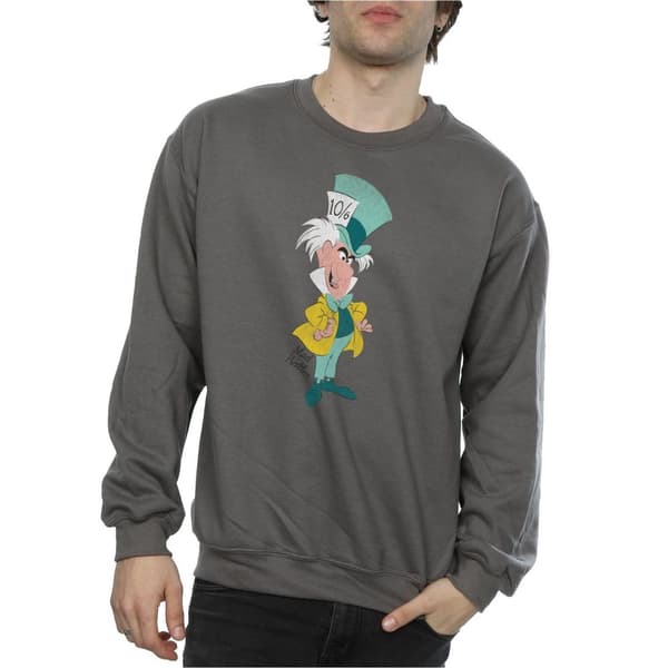 Disney Mens Classic Mad Hatter Sweatshirt