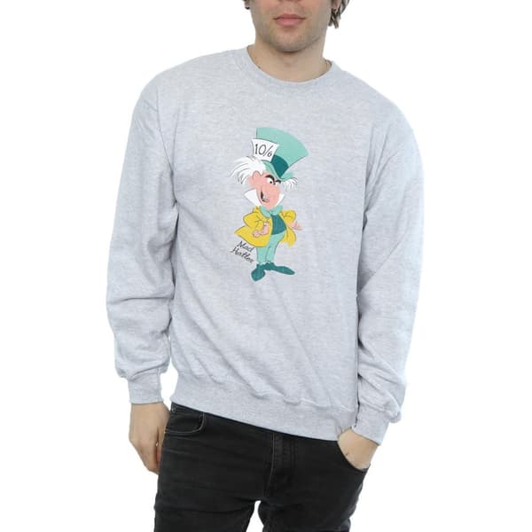 Disney Mens Classic Mad Hatter Sweatshirt