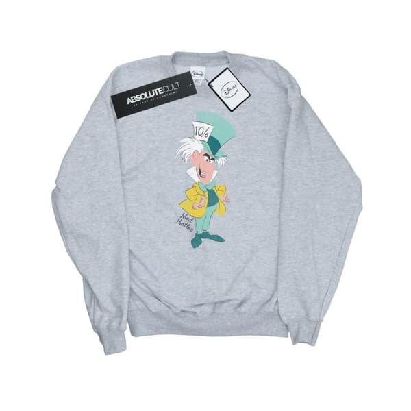 Disney Mens Classic Mad Hatter Sweatshirt
