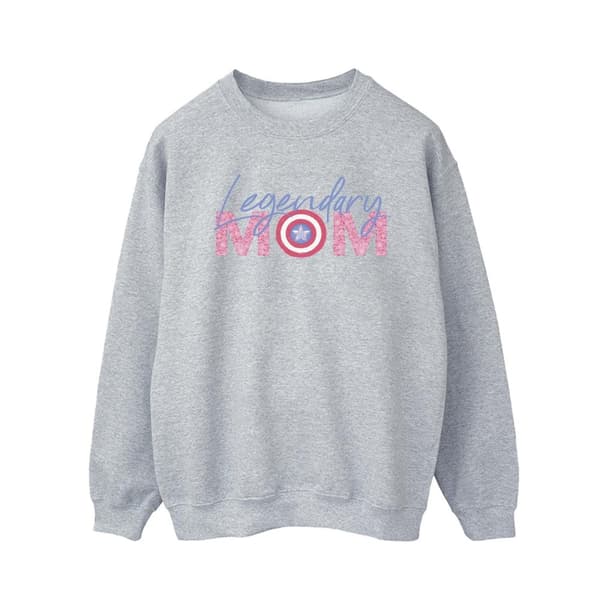 Marvel Mens Avengers Captain America Mum Sweatshirt