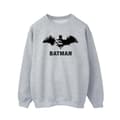 Miniatyrbilde 1 av 3: DC Comics Mens Batman Black Stare Logo Sweatshirt