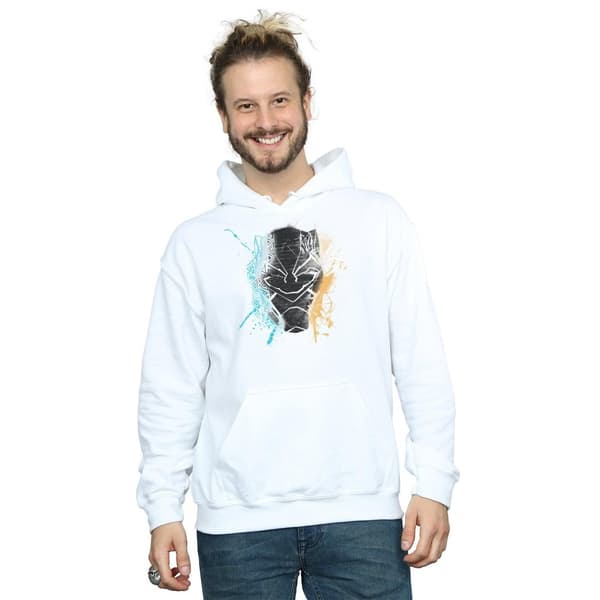 Marvel Mens Black Panther Splash Hoodie