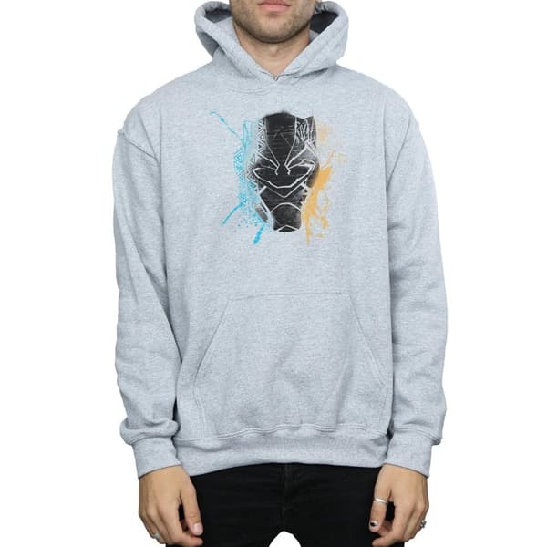 Marvel Mens Black Panther Splash Hoodie