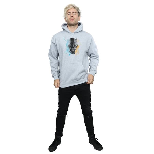 Marvel Mens Black Panther Splash Hoodie