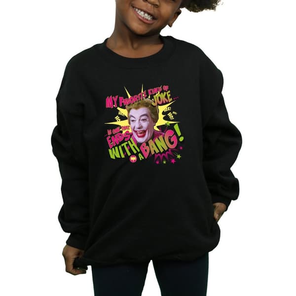 DC Comics Girls Batman TV Series Joker Bang Sweatshirt