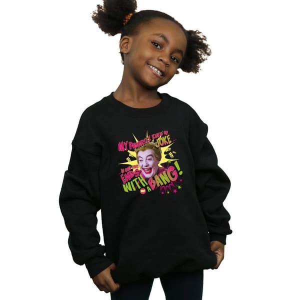 DC Comics Girls Batman TV Series Joker Bang Sweatshirt