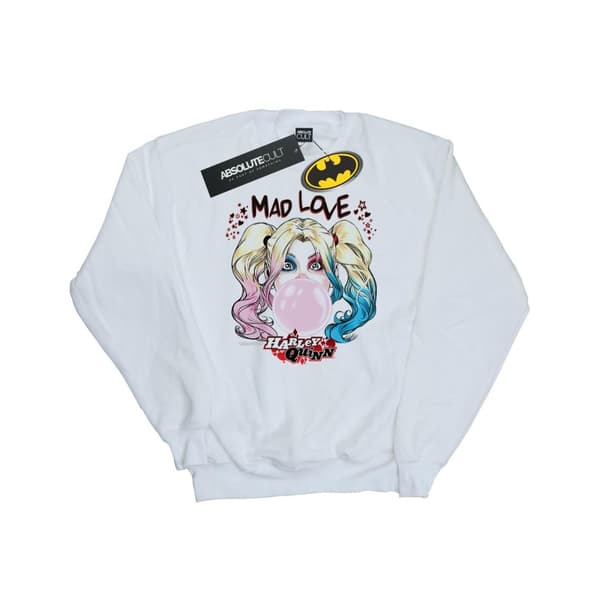 DC Comics Girls Harley Quinn Mad Love Sweatshirt