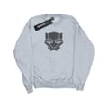 Miniatyrbillede 1 af 5: Marvel Mens Black Panther Black On Black Sweatshirt