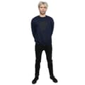 Miniatyrbillede 4 af 5: Marvel Mens Black Panther Black On Black Sweatshirt
