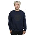 Miniatyrbillede 2 af 5: Marvel Mens Black Panther Black On Black Sweatshirt