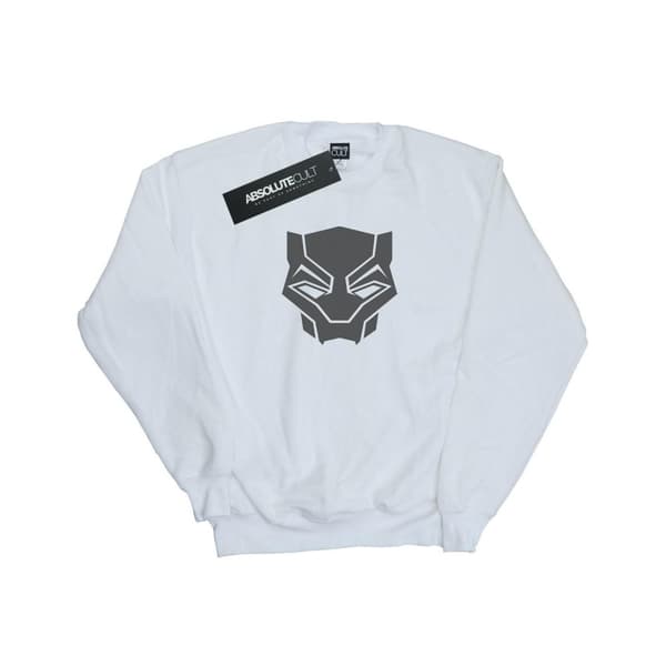 Marvel Mens Black Panther Black On Black Sweatshirt