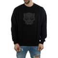 Miniatyrbillede 3 af 5: Marvel Mens Black Panther Black On Black Sweatshirt