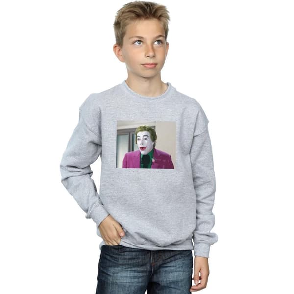 DC Comics Boys Batman TV Series Joker Photograph Sweatshirt