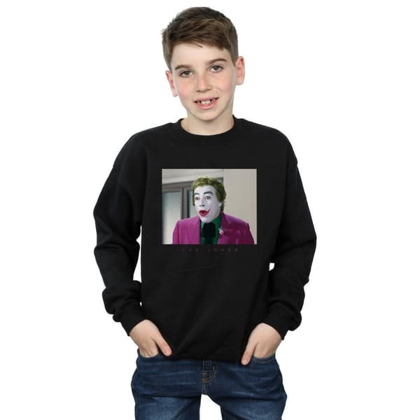 DC Comics Boys Batman TV Series Joker Photograph Sweatshirt