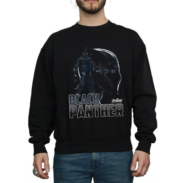 Marvel Mens Avengers Infinity War Black Panther Character Sweatshirt
