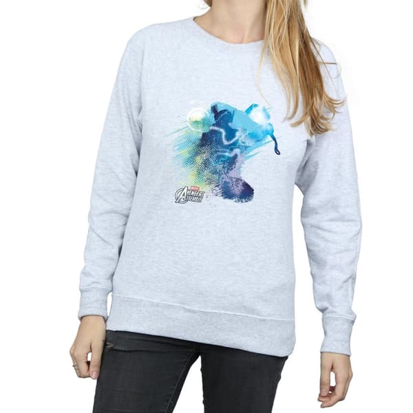 Marvel Womens/Ladies Thor Art Burst Sweatshirt