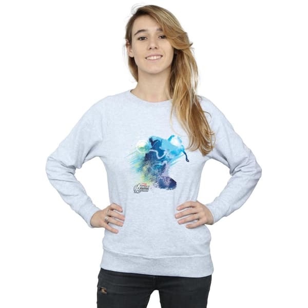 Marvel Womens/Ladies Thor Art Burst Sweatshirt