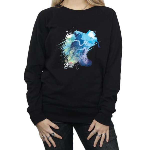 Marvel Womens/Ladies Thor Art Burst Sweatshirt