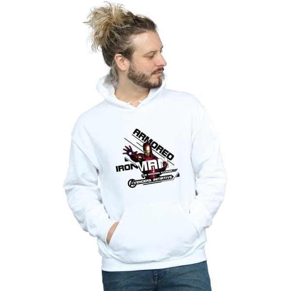 Marvel Mens Avengers Iron Man Armoured Avenger Hoodie
