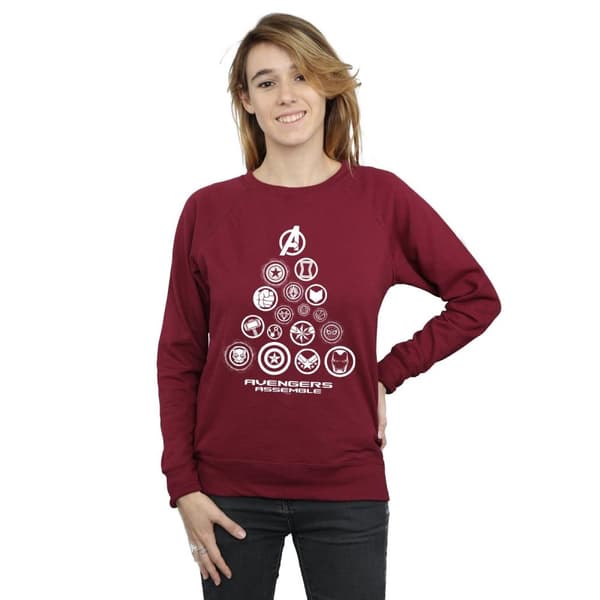 Marvel Womens/Ladies Avengers Endgame Pyramid Icons Sweatshirt