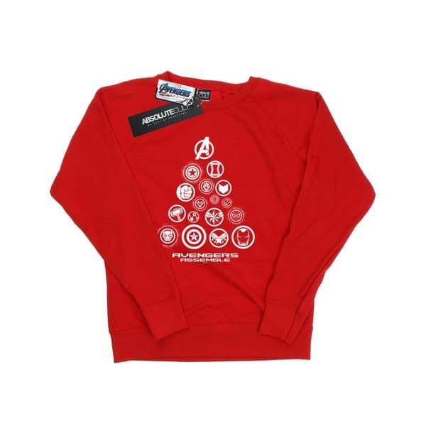 Marvel Womens/Ladies Avengers Endgame Pyramid Icons Sweatshirt