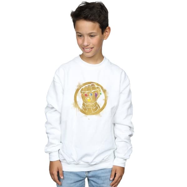Marvel Sweatshirt med målad Infinity Gauntlet för pojkar Avengers Endgame