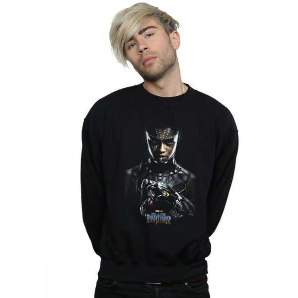 Marvel Mens Black Panther Shuri Poster Sweatshirt