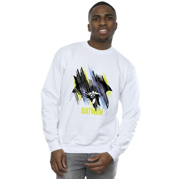DC Comics Mens Batman Flying Batman Sweatshirt