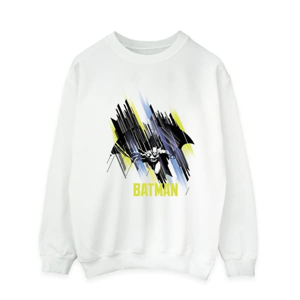 DC Comics Mens Batman Flying Batman Sweatshirt