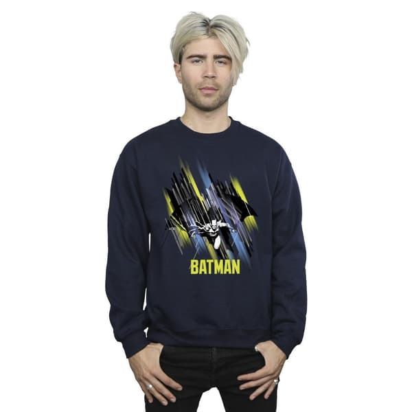 DC Comics Mens Batman Flying Batman Sweatshirt