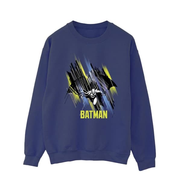 DC Comics Mens Batman Flying Batman Sweatshirt