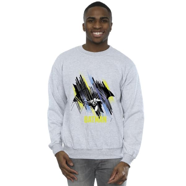 DC Comics Mens Batman Flying Batman Sweatshirt