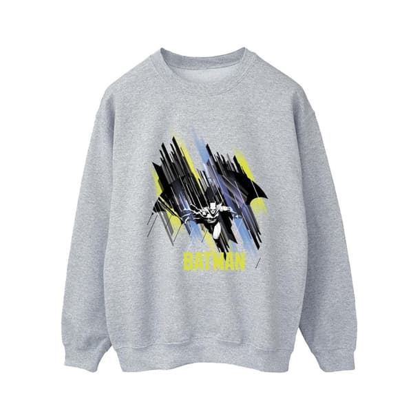 DC Comics Mens Batman Flying Batman Sweatshirt