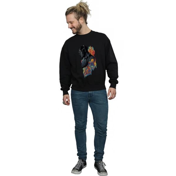 Marvel Mens Black Panther Profile Sweatshirt