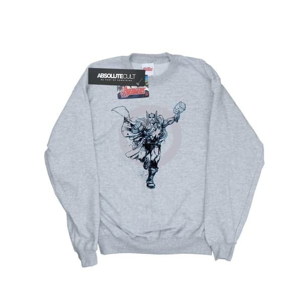 Marvel Dam/Tjej Thor Circle Sweatshirt