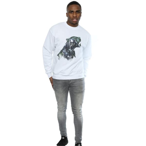 Marvel Mens Black Panther Wild Silhouette Sweatshirt