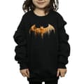 Miniatyrbild 3 av 5: DC Comics Batman Arkham Knight Halloween Moon Logo Fill Sweatshirt för flickor
