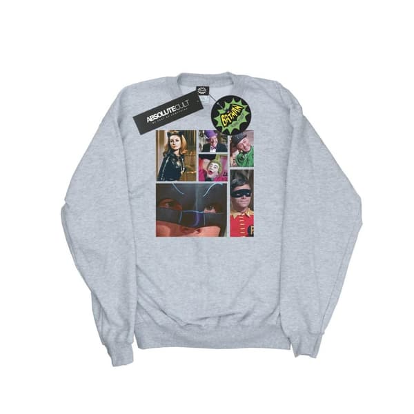 DC Comics Mens Batman TV Series Class Photo Sweatshirt