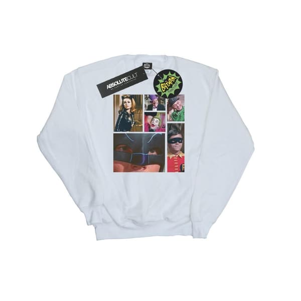 DC Comics Mens Batman TV Series Class Photo Sweatshirt