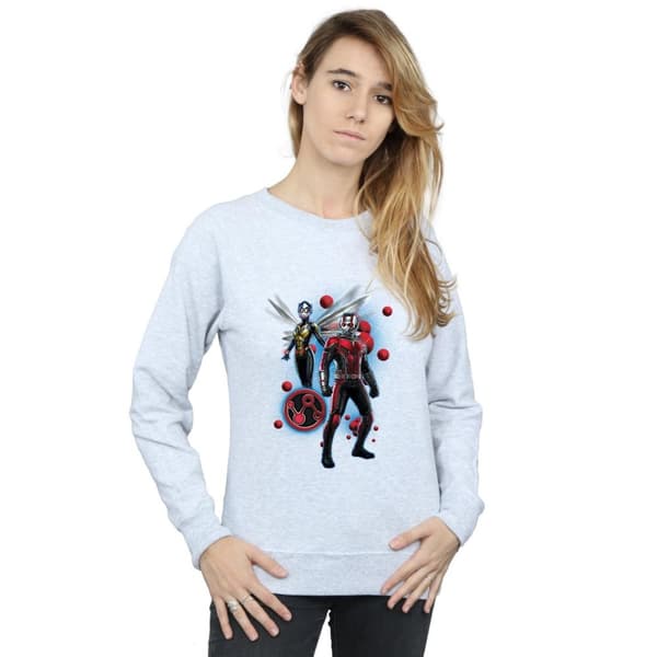 Marvel Womens/Ladies Ant-Man And The Wasp Particle Pose Sweatshirt