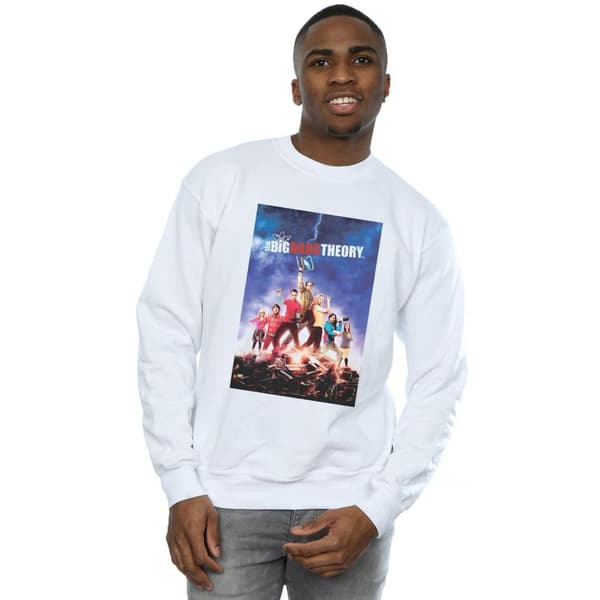 The Big Bang Theory Sweatshirt med karaktärsaffisch för herrar