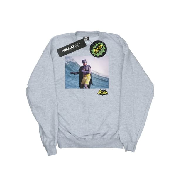 DC Comics Boys Batman TV Series Surfing Logo Sweatshirt