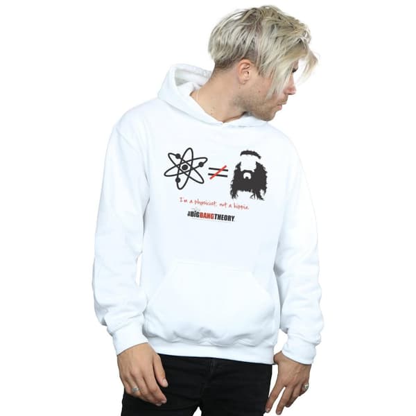 The Big Bang Theory Mens I Am A Physicist Not A Hippie Hoodie