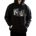 Miniatyrbild 3 av 5: AC/DC Mens Badges And Posters Collection Hoodie