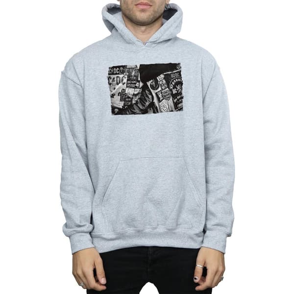 AC/DC Mens Badges And Posters Collection Hoodie