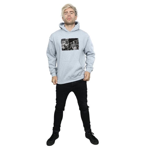 AC/DC Mens Badges And Posters Collection Hoodie